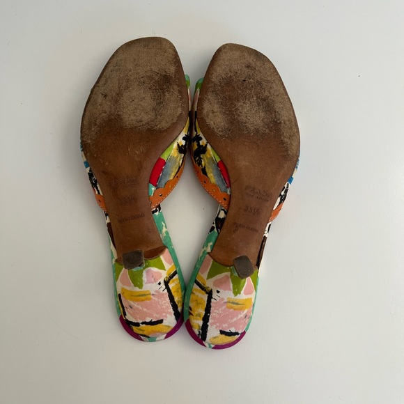 Auth VTG PRADA Kitten Heels - Picture 6 of 9